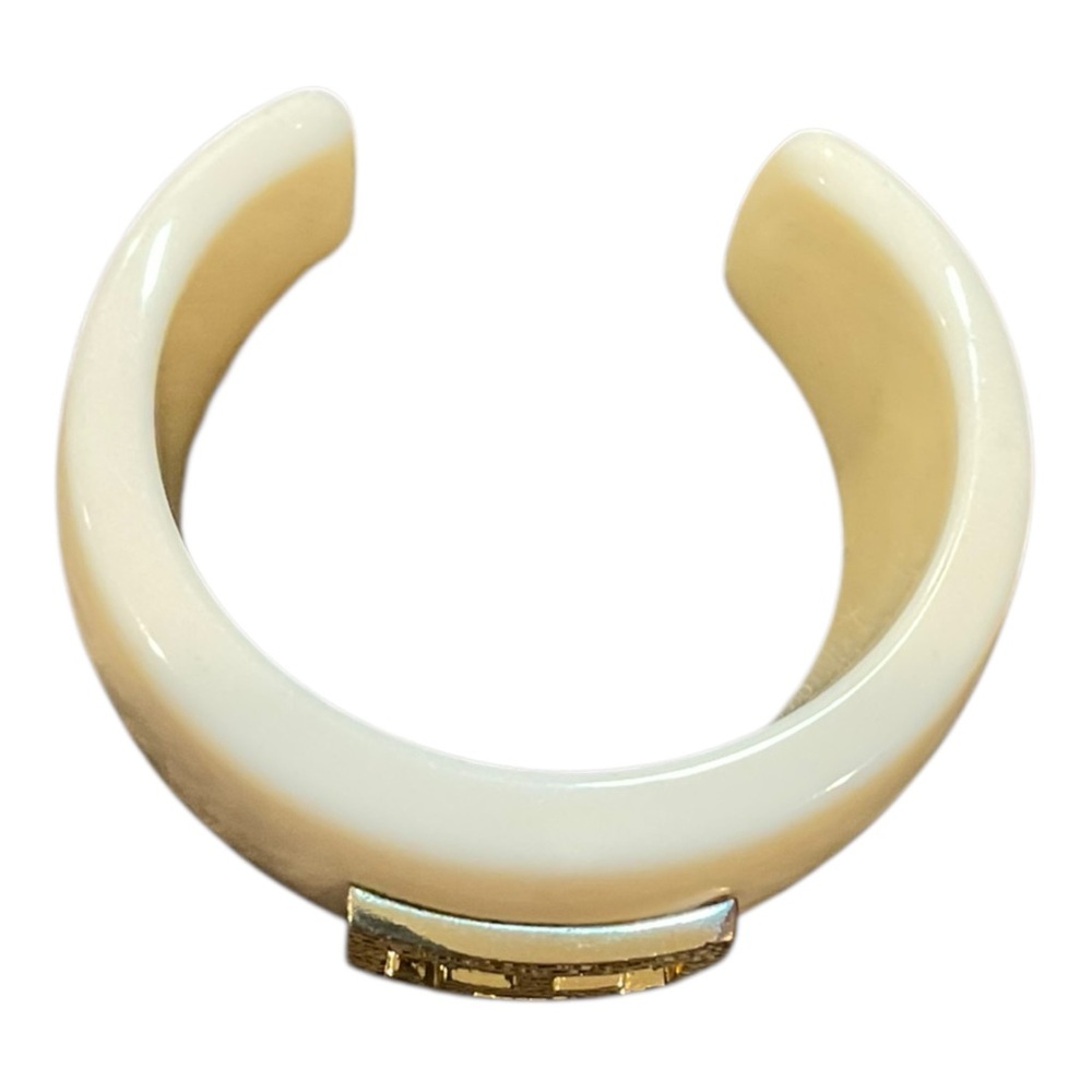 Trina Women’s Turk Ivory/Gold Cuff Bracelet - Picture 2 of 8